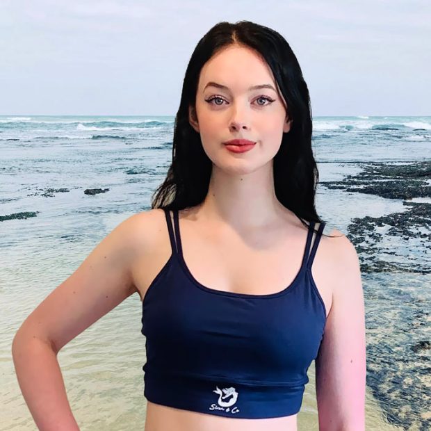 Ocean Blue Crop Tops