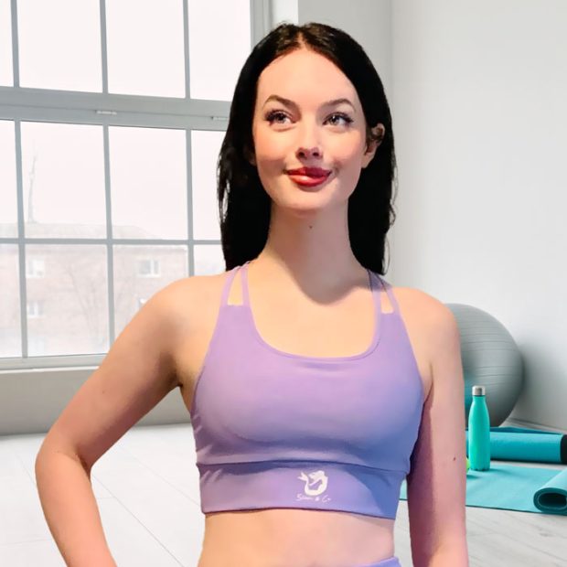 Whispering Lilac Crop Top