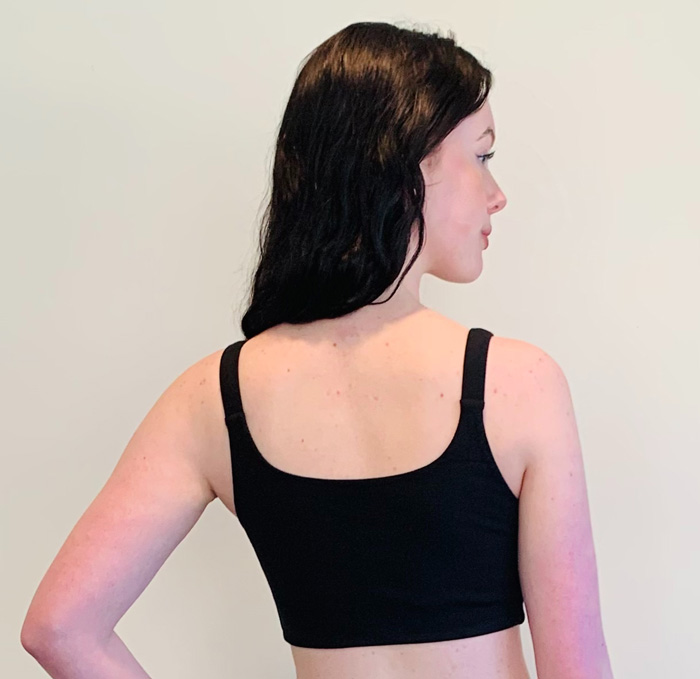 Midnight Black Crop Top - Image 2