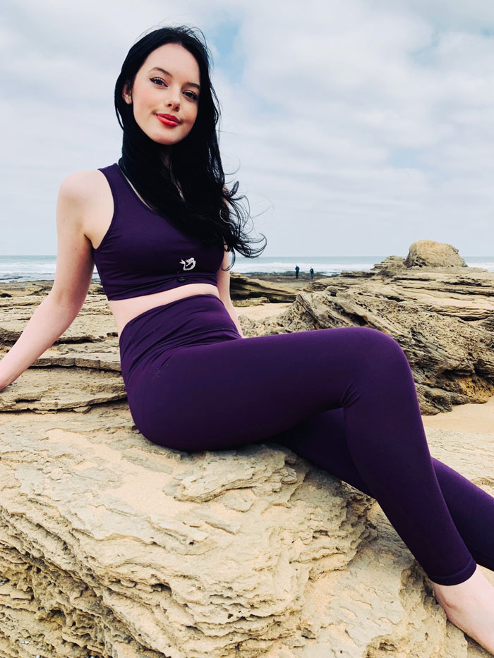 Plum Purple Leggings - Image 4