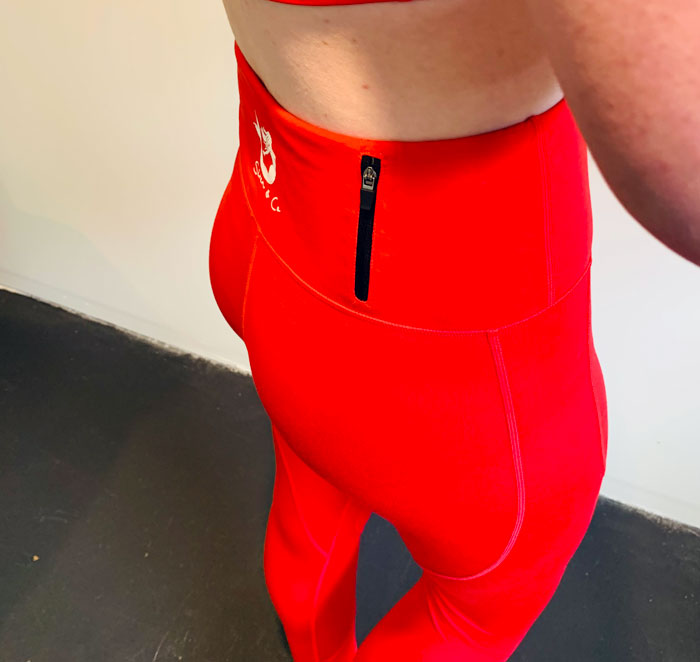 Siren Red Leggings - Image 2