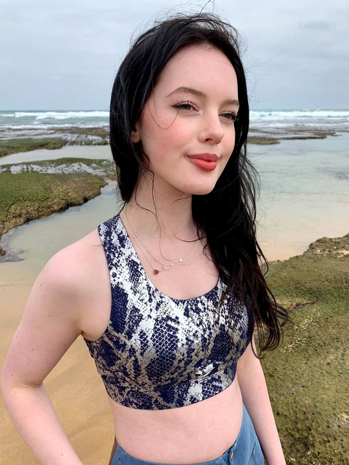 Oceanic Silver Crop Top - Image 4