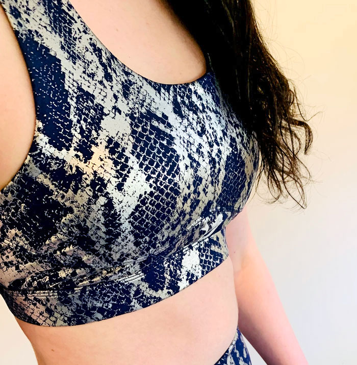 Oceanic Silver Crop Top - Image 2