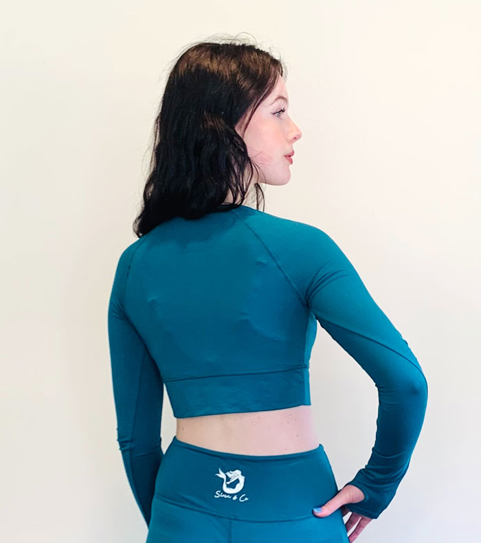 Teal Green Long Sleeve Top - Image 5