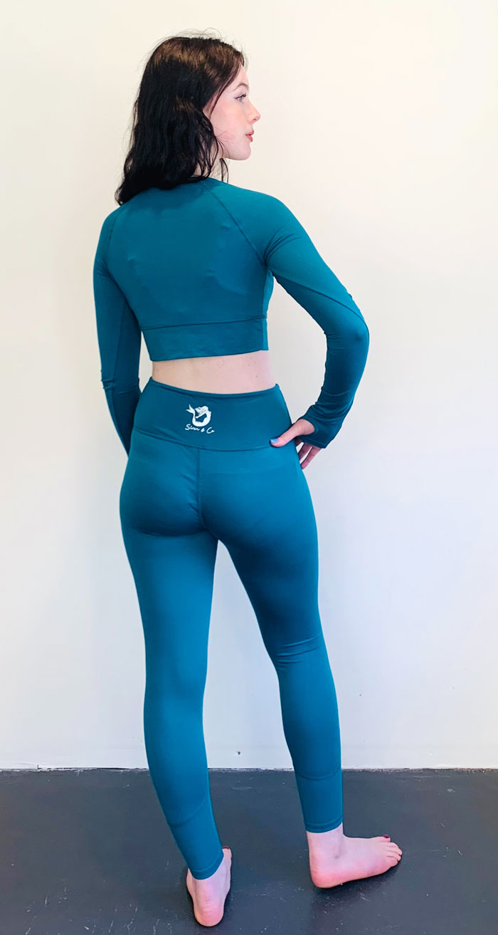 Teal Green Leggings - Image 2